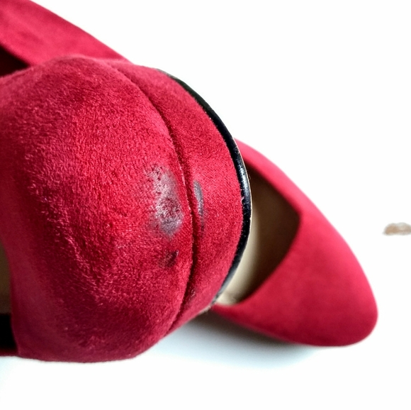 Ruby Red Platform Pumps - Picture 5 of 16